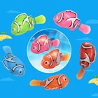 Плавающая электронная рыбка для домашних животных, игрушка для купания на батарейках, Роботизированная для плавания, для детей, для ванны, рыбалки, украшение, подарок