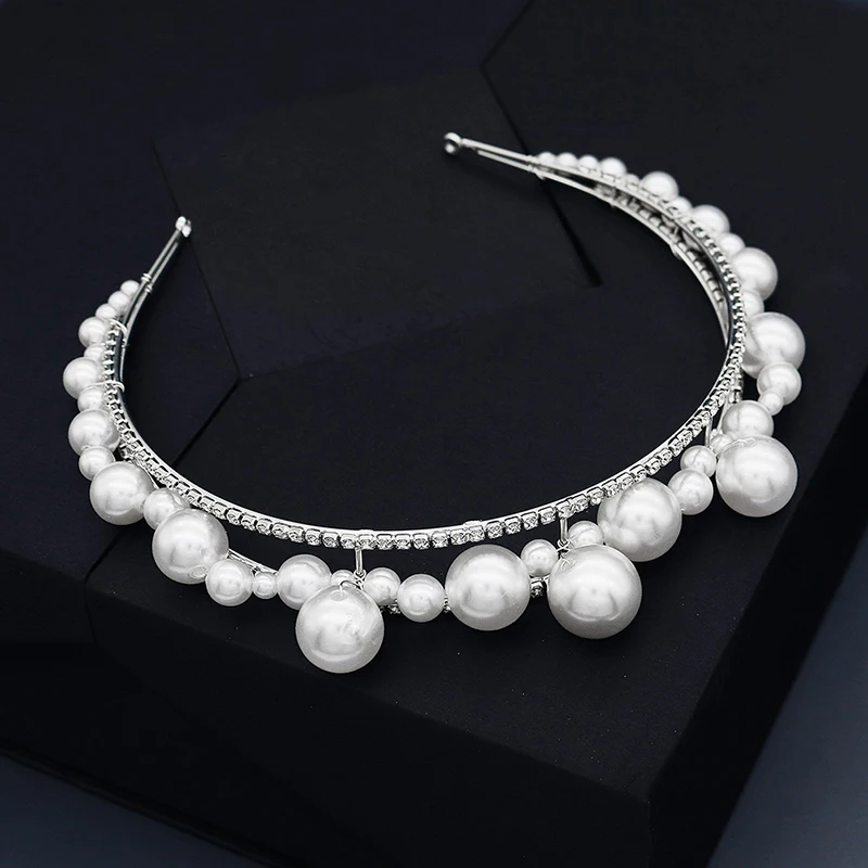 Женский ободок для волос Miallo из жемчуга праздничные ободки диадемы и короны |