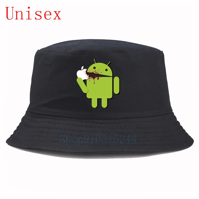 Android eating apple gorro хип хоп женские шапки Рыболовная Шапка женская шапка для женщин