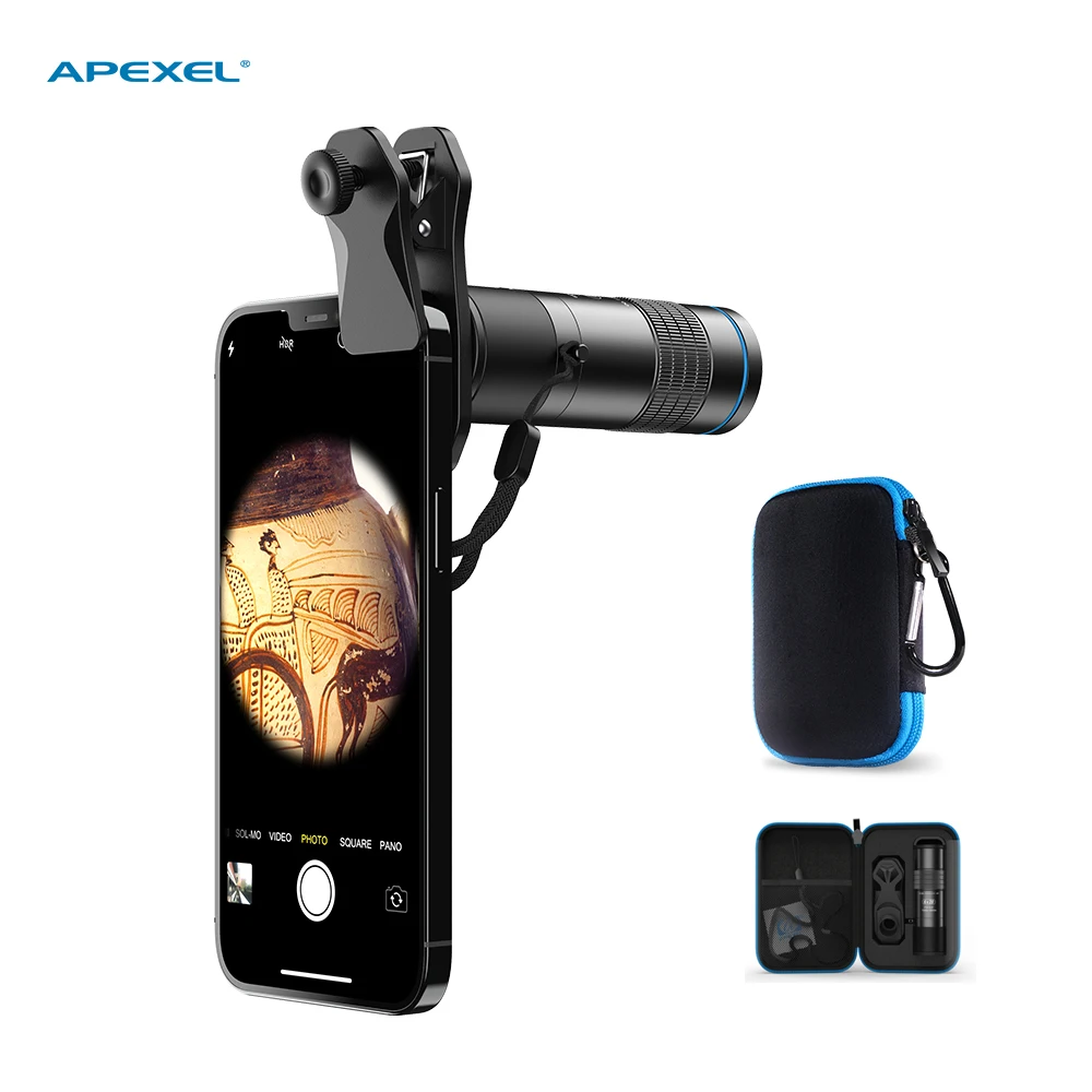 

APEXEL 6X20 Monocular Telescope 0.3m Close Focus Monocular Binoculars HD BAK4 Optical Professional Telescope For Camping Tourism