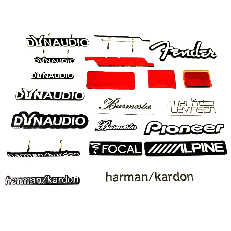 10 шт. стикер для стайлинга Harman Kardon фокусное крыло альпийский пионер Burmester Dynaudio Hi Fi