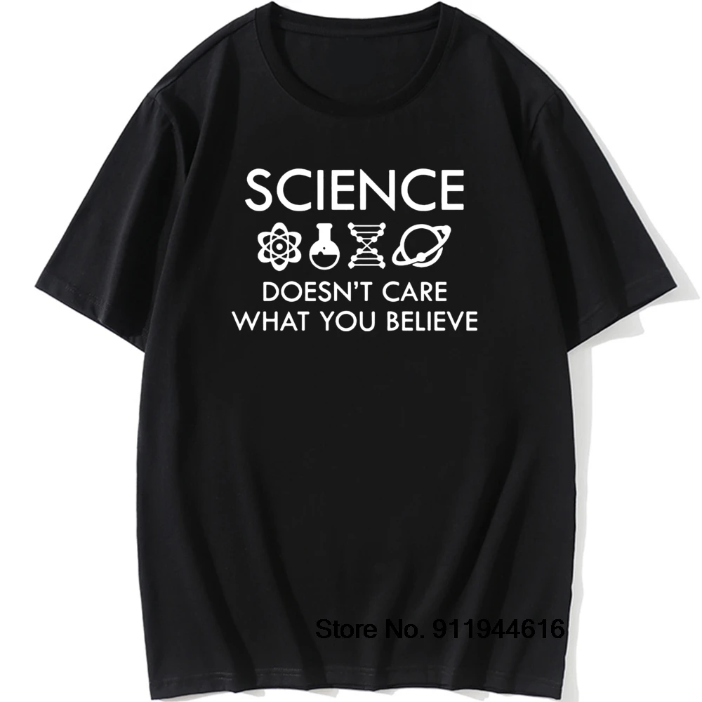 

Science Scientist Biology Chemistry Men Funny T Shirts Men Summer Cotton Harajuku Short Sleeve O Neck Streetwear Black T-shirt