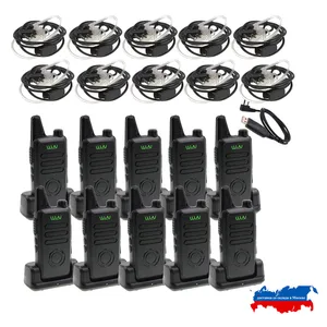 10 шт. WLN KD-C1 Plus RT22 профессиональная рация Mini Radio FRS VOX двухсторонняя радиосвязь коммуникатор приемопередатчик Woki Toki