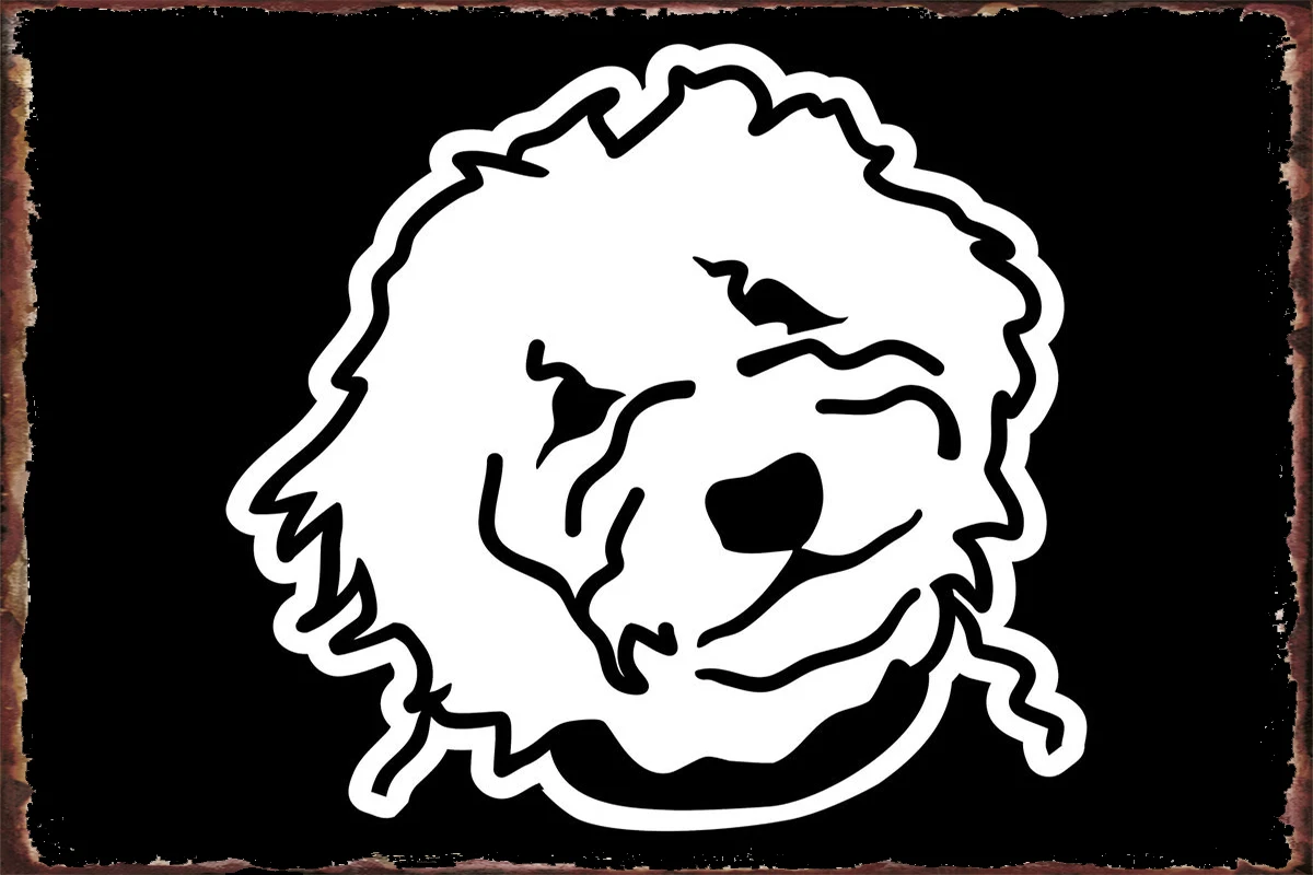 

Винтажный металлический жестяной знак Goldendoodle, жестяные таблички, Настенный декор, украшение для комнаты в стиле ретро для художественного ...
