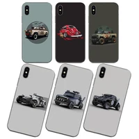 soft phone case for iphone xs x xr 11 pro max 7 8 6s 6 plus 5s se cover colorful cartoon new concept car antique car shell coque