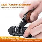 Карманный Складная точилка на открытом воздухе ножи керамический, твердосплавный с острым концом, Алмазный точильный камень, конические Инструменты Cissor заточить рыбы точилки