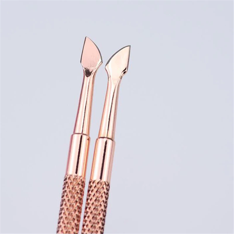 Приспособление для снятия лака ногтей из нержавеющей стали ручка с двойной