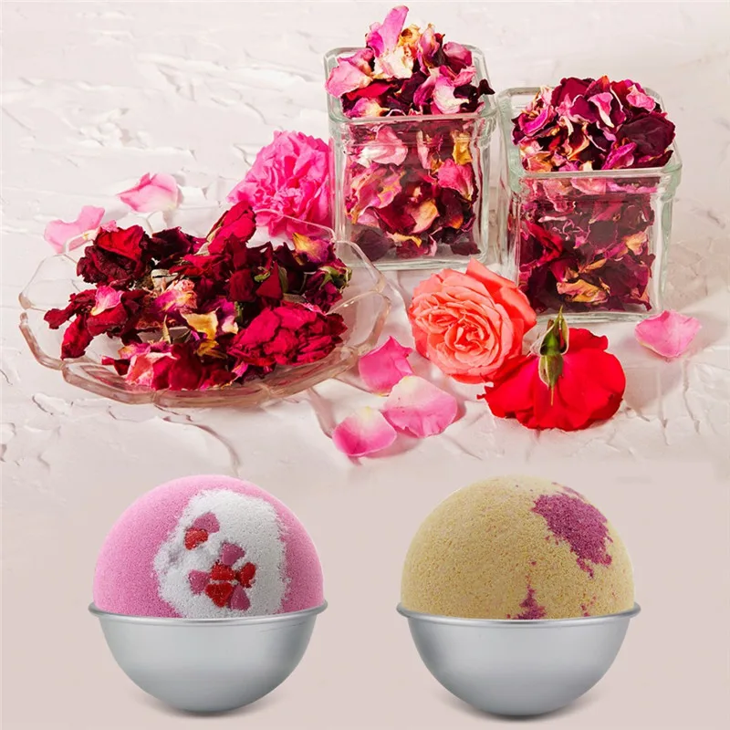 1 шт. форма для половины ванны 3D солевые шарики сфера металлический алюминиевый