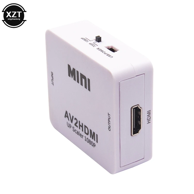 Конвертер RCA в HDMI HD 1080P AV2HDMI адаптер для ТВ PS3 PS4 ПК DVD Xbox проектор композитный AV
