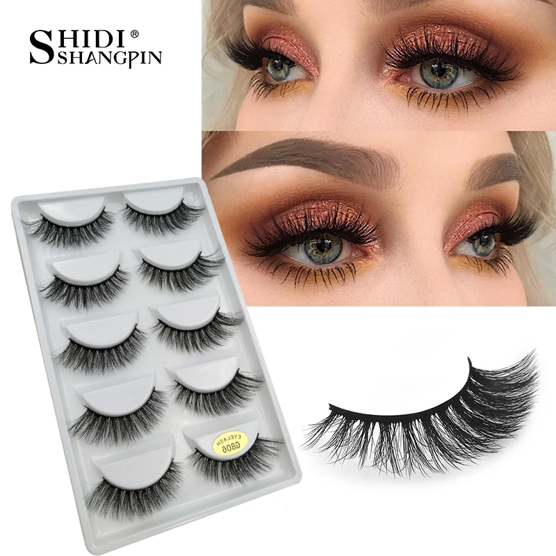 SHIDISHANGPIN 5 пар Натуральные Искусственные искусственные бриллианты длинные волосы