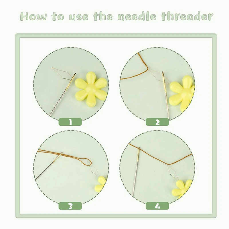 MIUSIE 30 Pcs Needle Threader Sewing Set Plastic Threaders Durable Household Tools For Crafting | Дом и сад