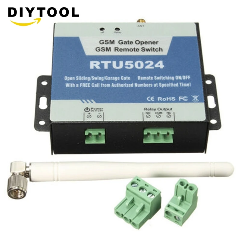 

RTU5024 GSM Gate Opener Relay Switch Phone Wireless Remote Control Doors BSG