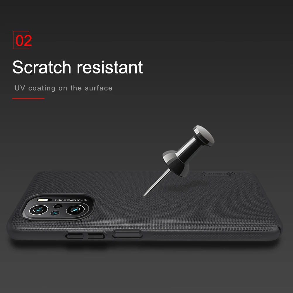 Чехол Nillkin для Xiaomi Poco F3 Pro матовый чехол телефона 360 дюйма защитная задняя крышка