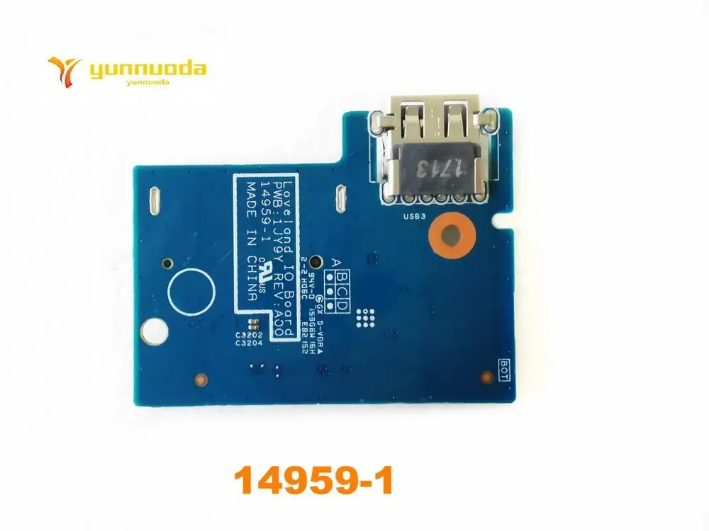 Оригинальная USB-плата DELL Loveland IO Board PWB1JY9Y REV A00 14959-1 CN-04W9KG протестирована хорошая