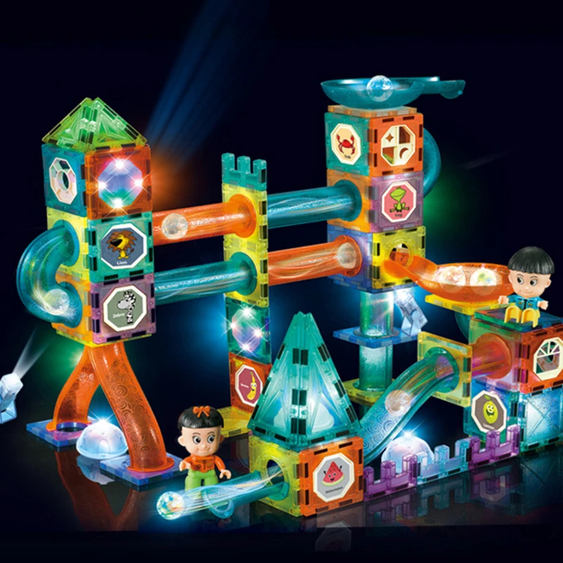 Волшебная магнитная сборка строительный блок магнитный лабиринт кубик матовая