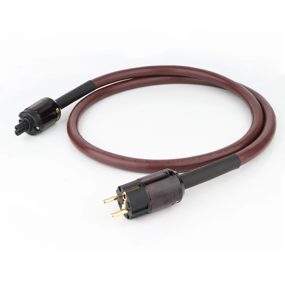 Золотой справочный шнур питания CARDAS OFC EU Schuko кабель переменного тока Рисунок 8 Oyaide