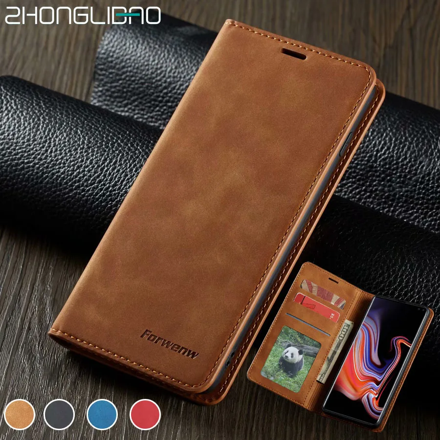 Кожаный чехол-книжка чехол для samsung A50 A30 S10 S9 S8 J4 J6 плюс S10e A70 A60 A20 A40 A80 A90 A6 A7 A8 Магнитный кошелек 360 крышка