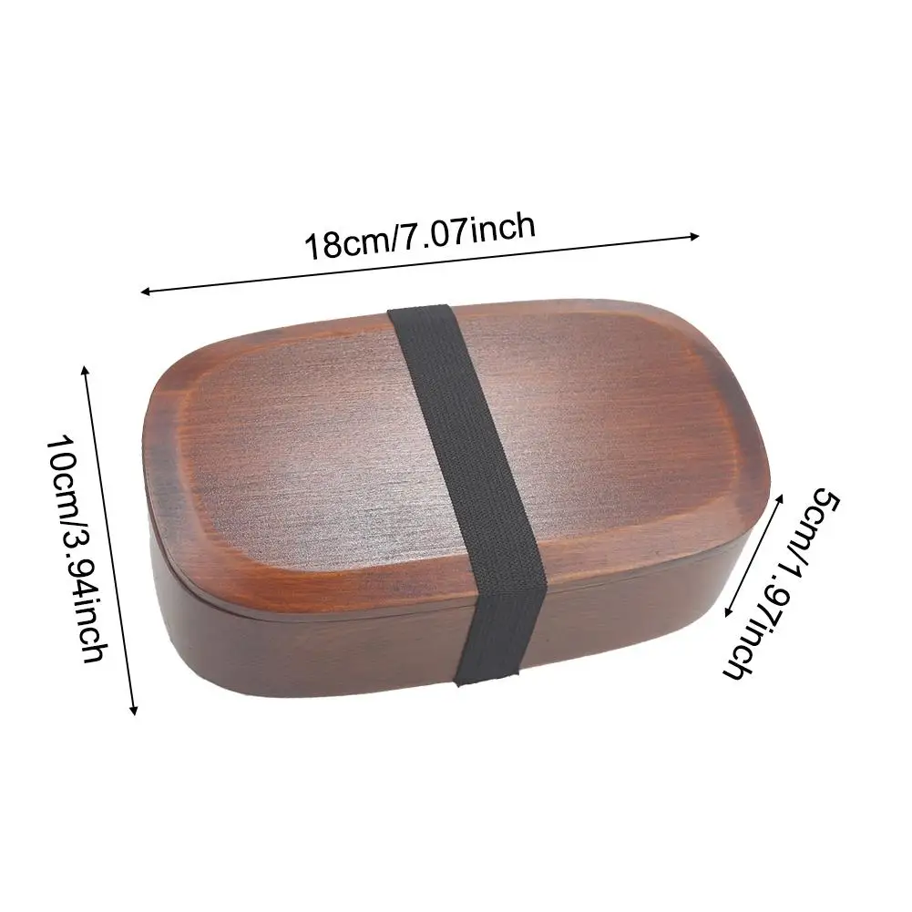 Японский 1 слой 3 сетки деревянная коробочка для обедов пикника портативный дети