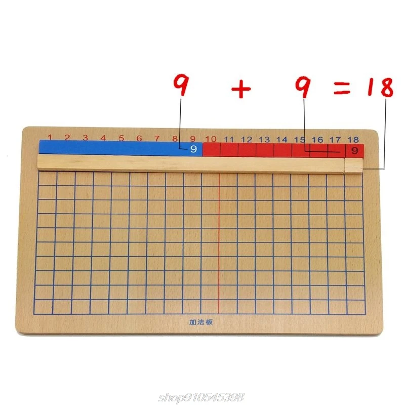

Montessori Addition And Subtraction Wooden Panel Toys Calculus and Mathematics Educational Kids School Family F04 21 Dropship