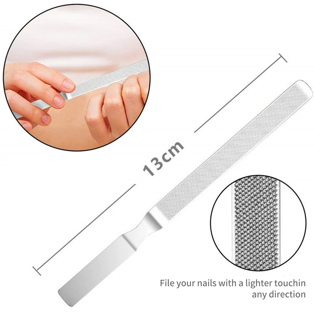 

12pcs/set Clipper Nail Treatment Home Acne Needle Travel Stainless Steel Rustproof Ingrown Toenail Tool Kit Multifunction