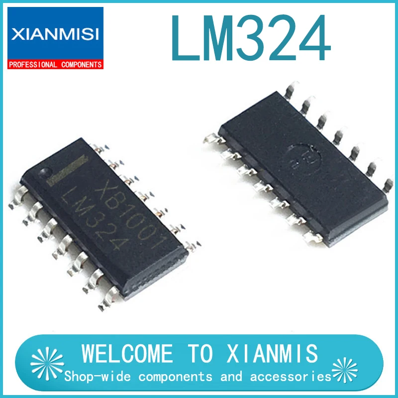 

50 шт. LM324 LM324DR SOP14
