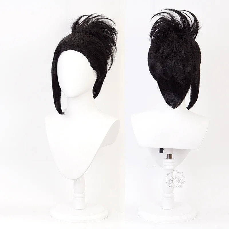 Женский черный парик моя геройская Академия яойорозу Момо Boku без героев академии