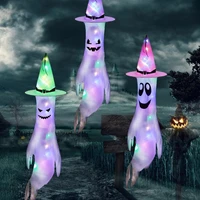 led light ghost windsock halloween decoration garden decor scene layout props home decorations outdoor festival party supplies
