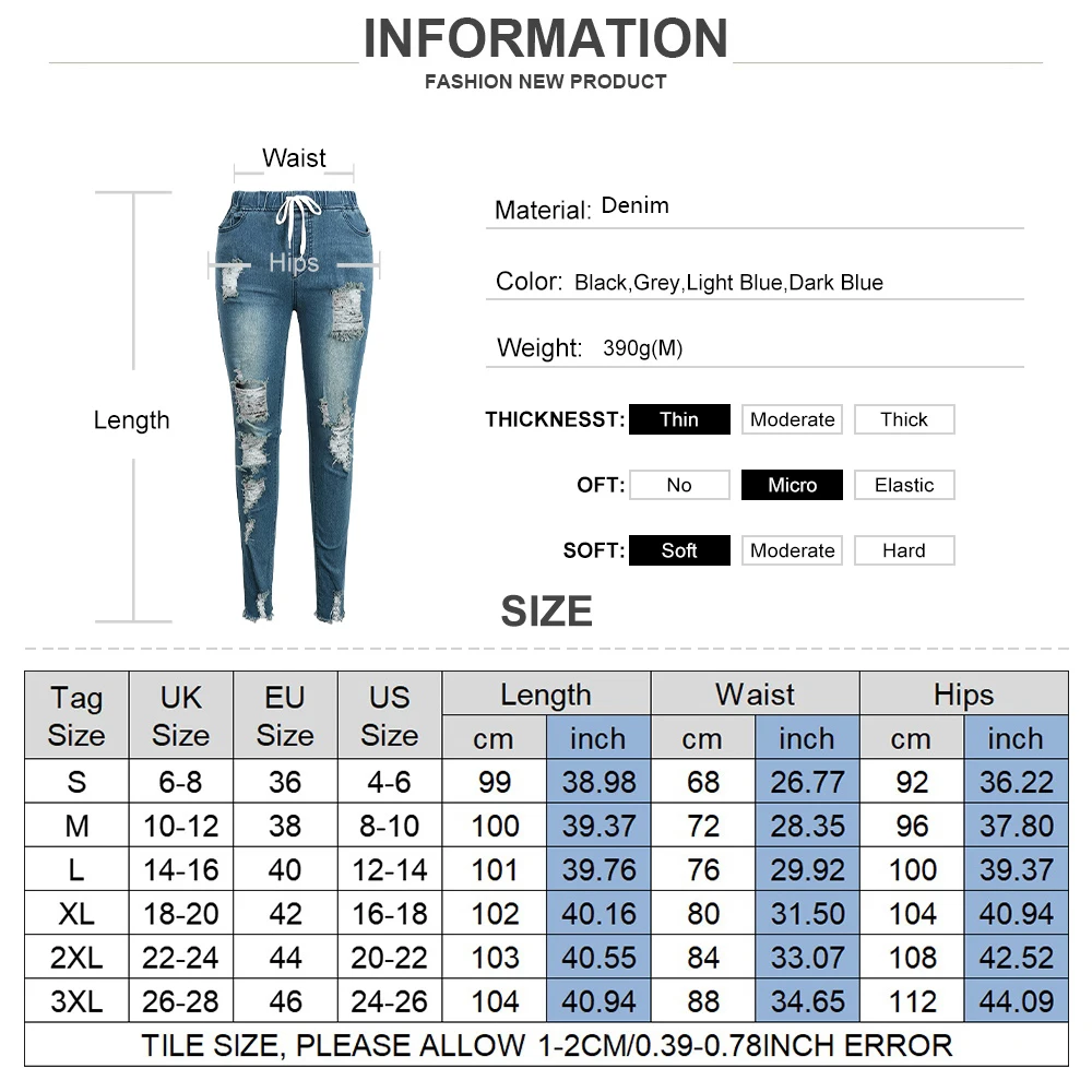 

Bandage Women Jeans Denim Pants Trousers Skinny Blue Black Ladies Bottom Jeans Fashion Casual Female Jeans D30