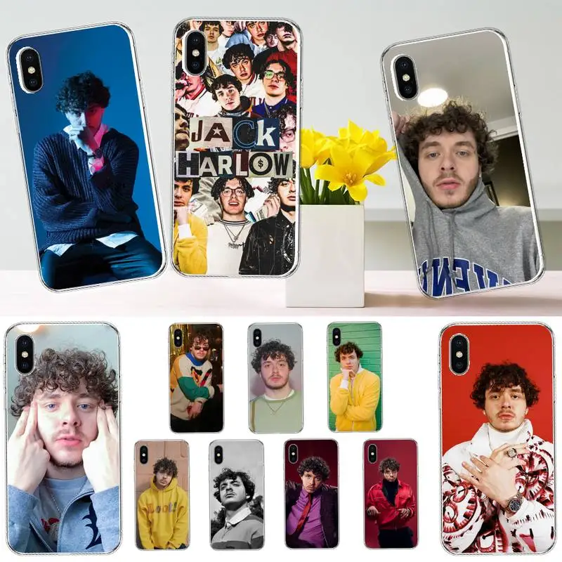 

Jack Harlow hot singer Phone Case Transparent soft For iphone 12 11 13 7 8 6 s plus x xs xr pro max mini