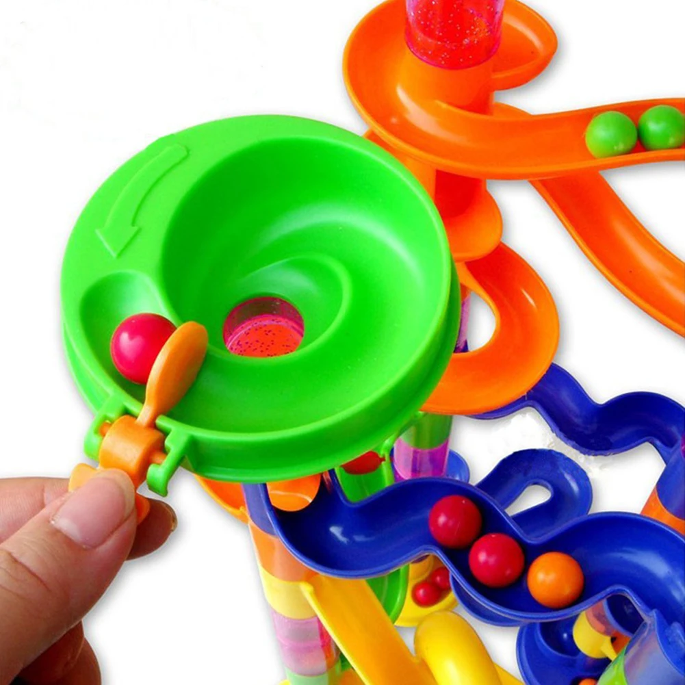 105 шт. огромный мрамор гоночная трасса сделай сам строительные блоки лабиринт шар