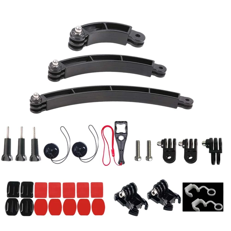 

Motorcycle Driving Recorder Mount For XIAOMI SJCAM Sports Camera Holder For Gopro Helmet Self-Timer Bracket