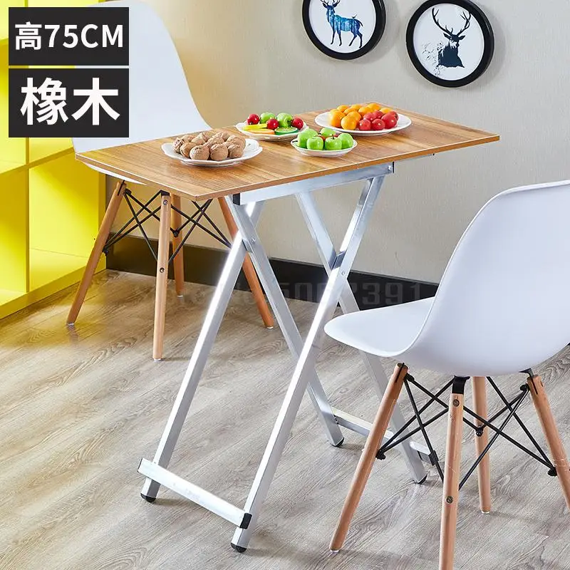 Складной столик бытовой обеденный стол простой Портативный на открытом воздухе