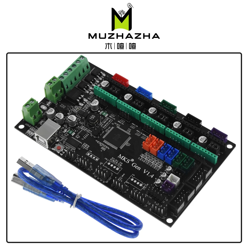 Запчасти для 3D принтера MKS Gen V1.4 плата управления Mega 2560 R3 Материнская RepRap Ramps1.4 +