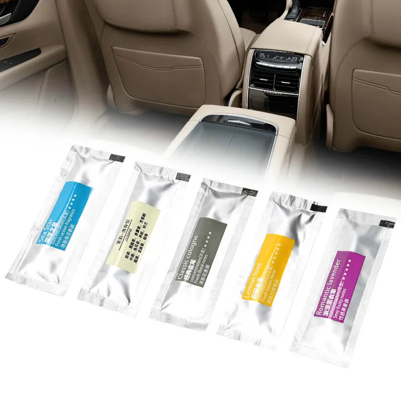 

2022new 5Pcs Car Perfume Air Freshener Outlet Air Conditioner Vent Freshener Stick Supplement Durable Fragrance Keep Flower