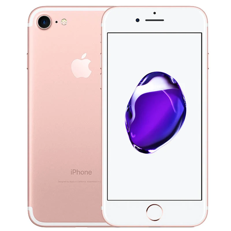 Apple iPhone 7/iPhone 7 Plus разблокированный четырехъядерный мобильный телефон 12.0MP камера 32G/128G/256G Rom IOS отпечаток пальца телефон - Цвет: iphone 7 Pink