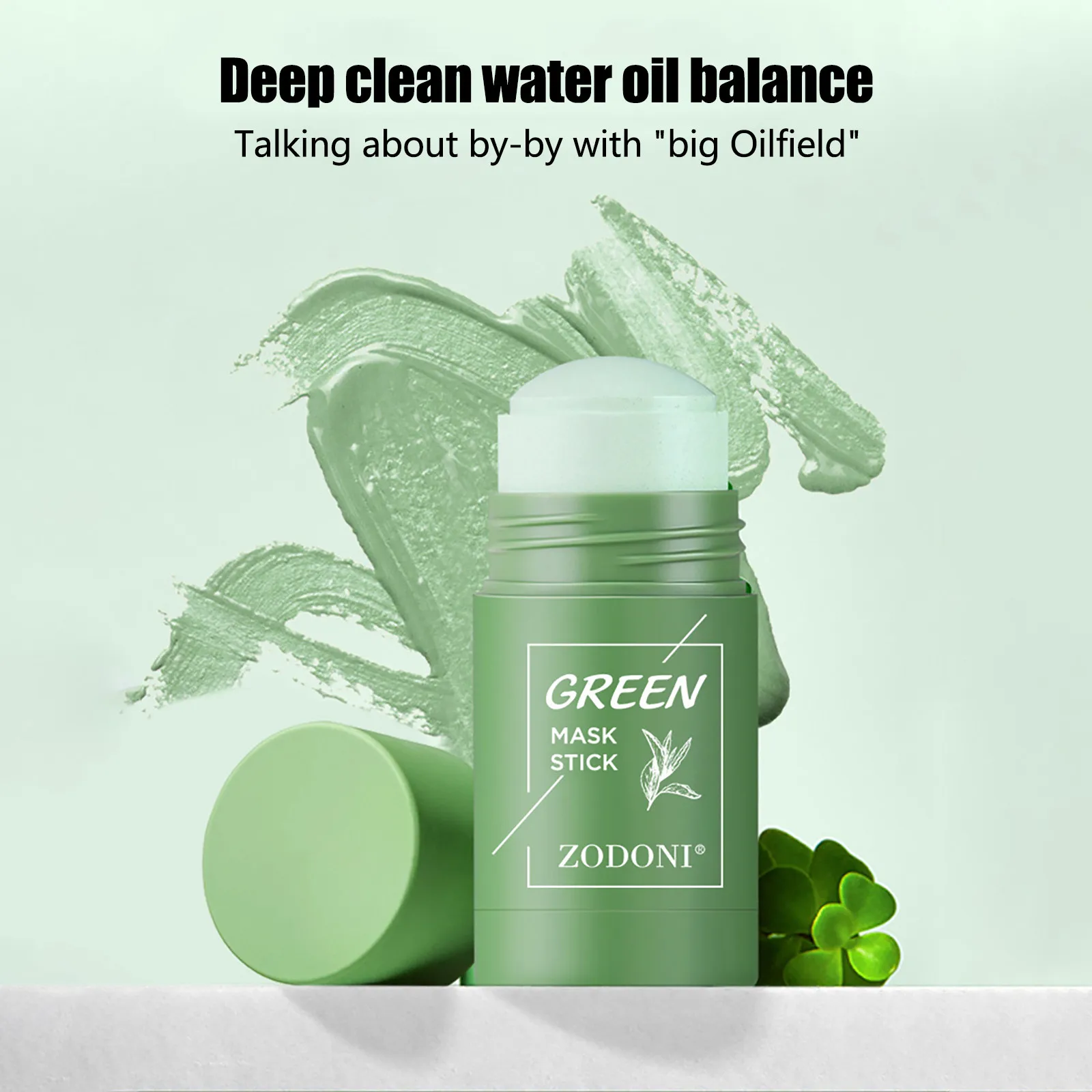 

Green Tea Solid Deep Cleansing Mask Smear Type Shrink Pores Soothing Repair Face Blackhead Remover Shrink Pore Acne Moisturizing