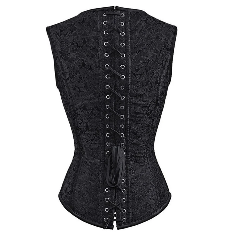 Корсет женский со стальными косточками Приталенный корсет в стиле стимпанк