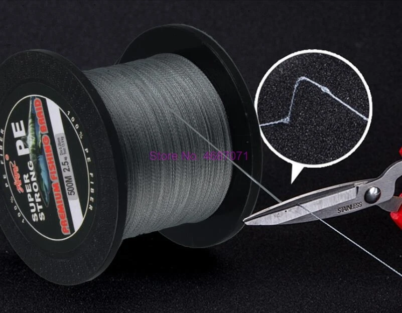 55 шт. плетеная полиэтиленовая рыболовная леска 500 м 4 нити | Спорт и развлечения