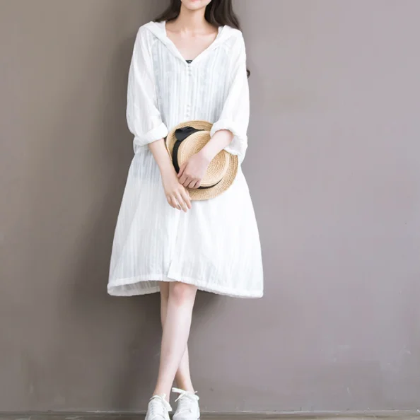 Тонкая белая Солнцезащитная блузка рубашка женское летнее стильное кимоно с