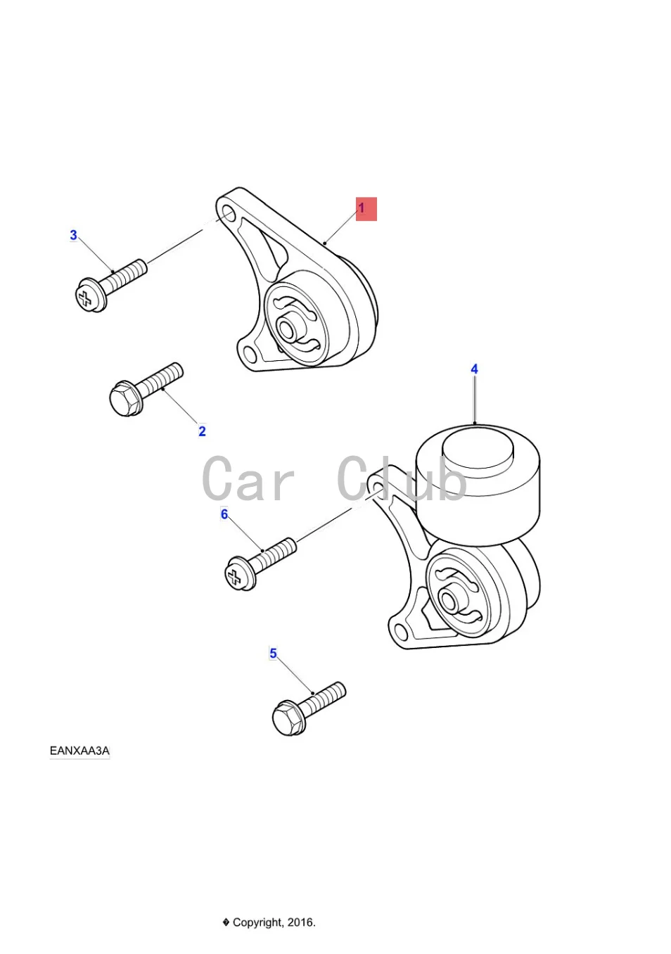 Набор для крепления двигателя на трансмиссионный втулка KHC500070 Land Rover Freelander 1996 1997