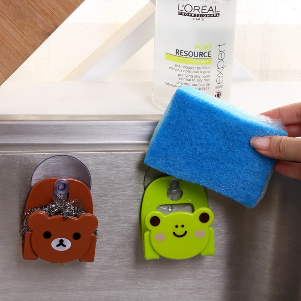 

Kitchen Sink Sponges Holder Drain Drying Rack Self Adhesive Sink Shelf Kitchen Storage Accessories Storage Organizer Gadgets