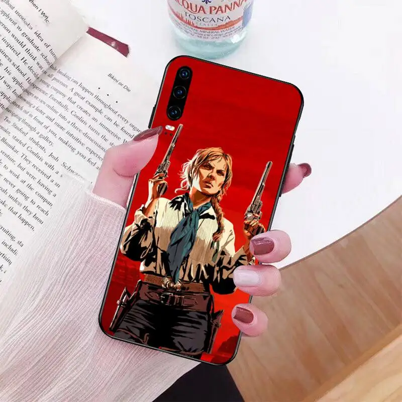 HPCHCJHM Red Dead Redemption 2 Newly Arrived Black Cell Phone Case for Huawei P30 P20 lite Mate 20 Pro P Smart 2019 prime | Мобильные