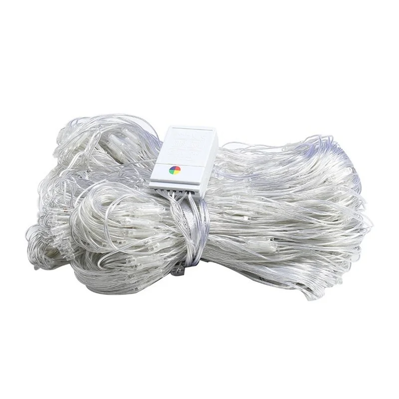 

Net LED String Lights 8Modes 220V 3X2M 6X4M 8X10M Festival Christmas Decoration New Year Wedding Party Waterproof Curtain Light