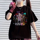 Летняя модная футболка с графическим принтом BRATZ, женские топы, черные футболки с круглым вырезом, забавная футболка для девочек Y2k, уличная Винтажная Футболка