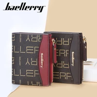 2022 short women wallets zipper letter patterntop quality pu female wallets card holders fashion female purse wallet for girls