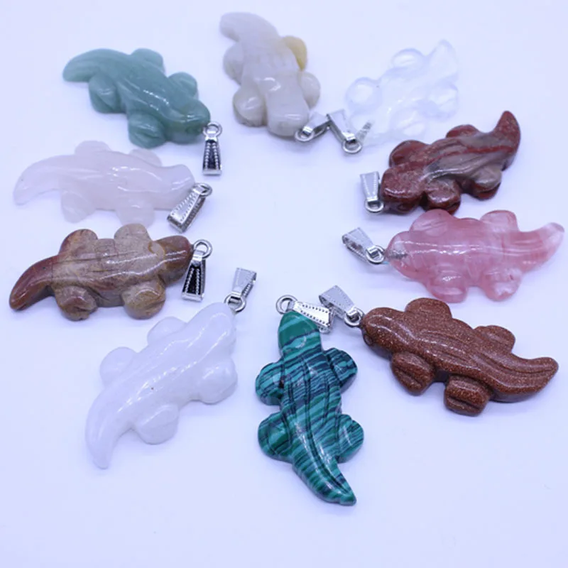 Jinzeyi модная Горячая Распродажа ожерелье в форме животного натуральный кристалл