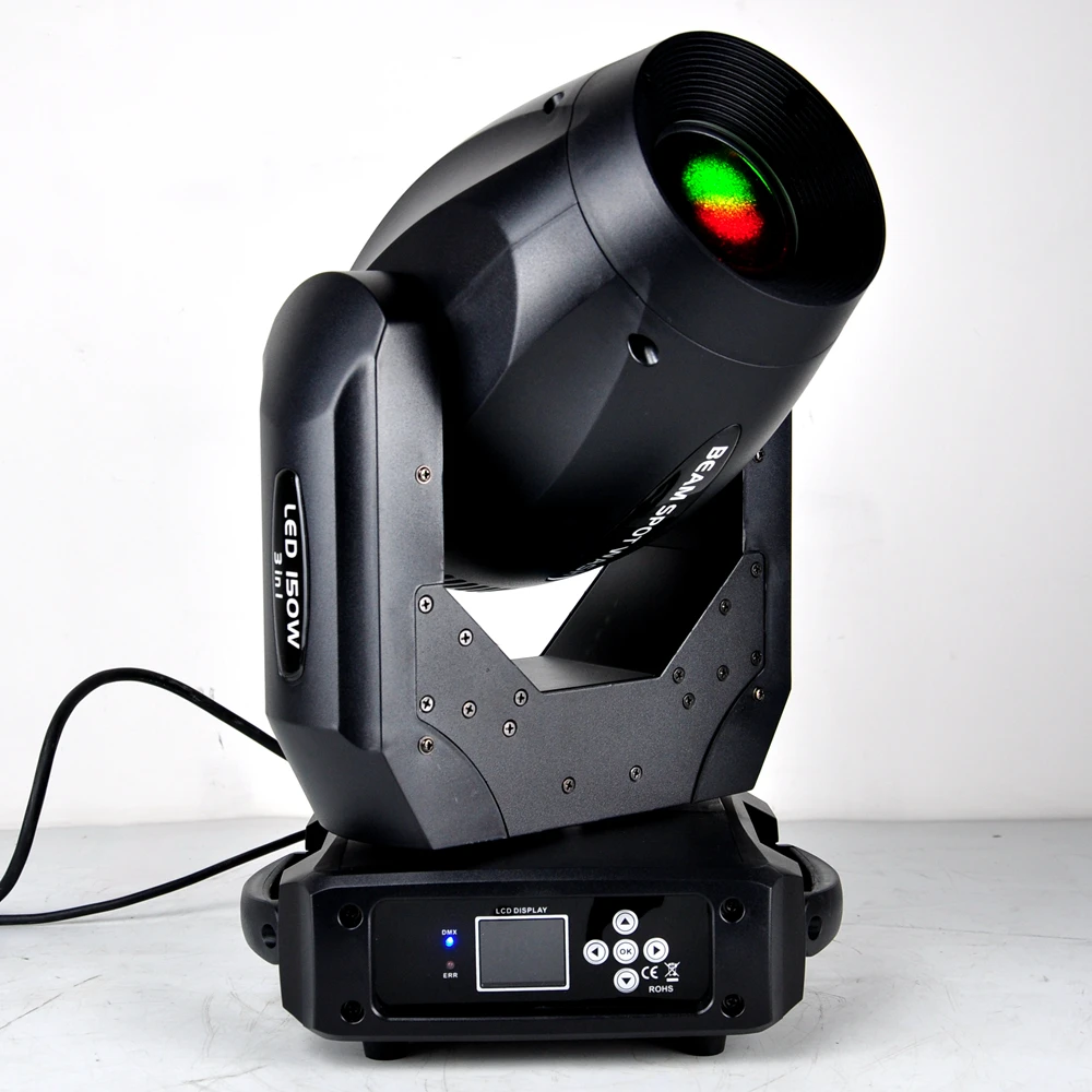 TIPTOP 150W DJ Lights Moving Head LED 3IN1 Lyre Spot Light 10 Gobos 7 Colors And 3 Face Prism For Stage Party Disco | Освещение