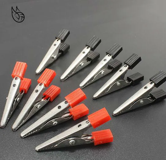 10 шт. 50 мм электрические зажимы типа крокодил зажим для батареи автомобиля