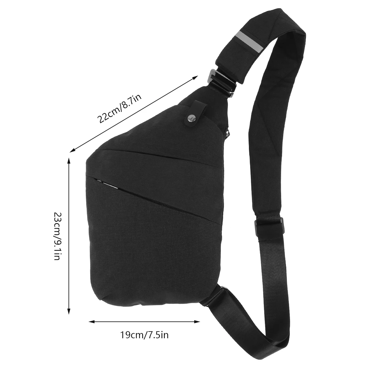 Мужские и женские поясные сумки из полиэстера сумка-слинг через плечо Простая