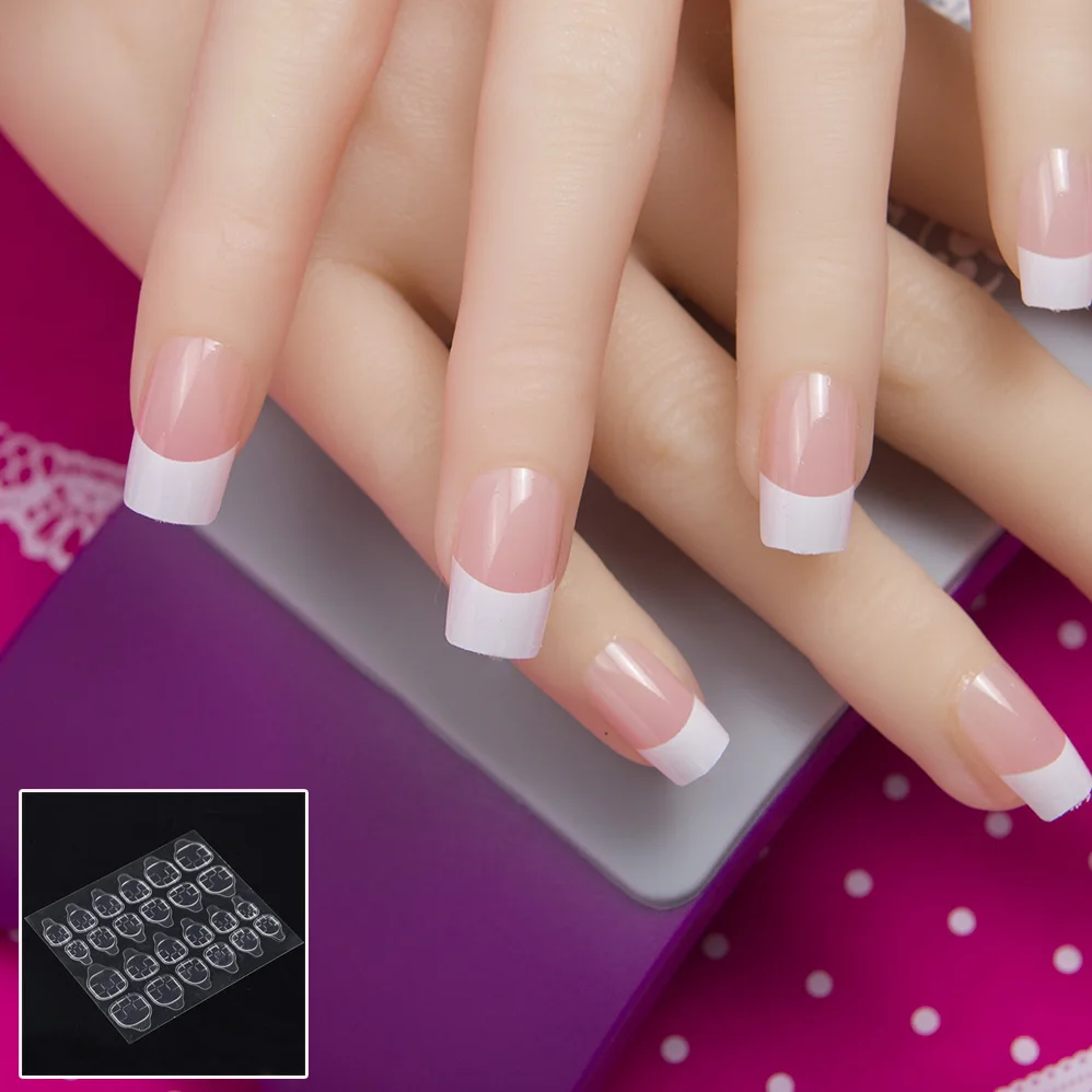 

JQ 24 шт. в 1 коробке с клейкой лентой для ногтей нажимные ногти накладные ногти полное покрытие накладные ногти квадратные накладные ногти